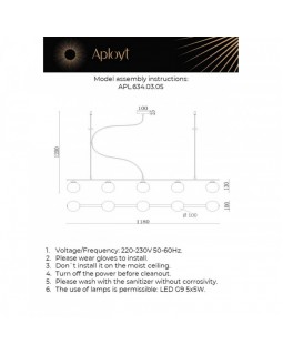 Подвесной светильник APLOYT APL.634.03.05-foto12