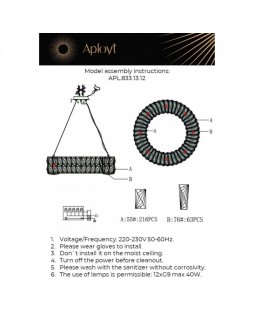 Подвесная люстра APLOYT APL.833.13.12-foto16