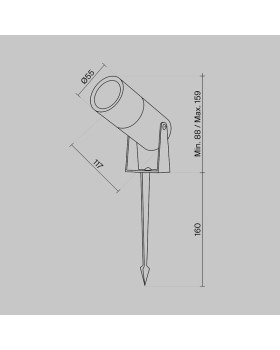 Грунтовый светильник Maytoni O050FL-L5GF3K-foto8
