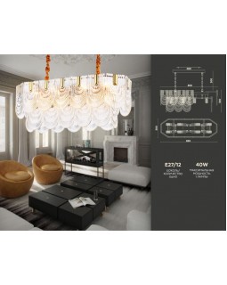 Каскадная люстра Ambrella Light TR5389-foto3