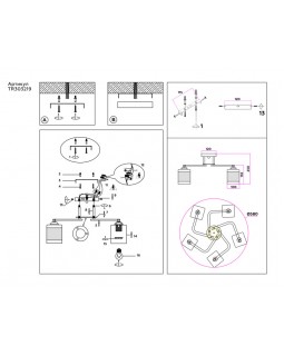 Люстра на штанге Ambrella Light TR303219-foto3