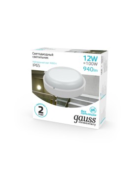 Пылевлагозащищенный светильник Gauss 126411212-foto5