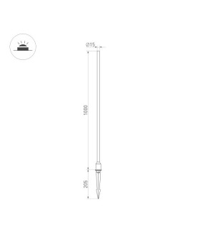 Грунтовый светильник Arlight 034167-foto4