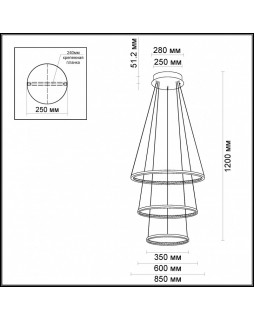 Подвесной светильник Odeon Light 3963/99L-foto2