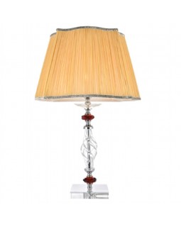 Настольная лампа Crystal Lux CATARINA LG1 GOLD/TRANSPARENT-COGNAC
