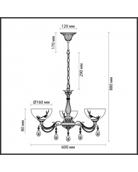 Подвесная люстра LUMION 2958/3-foto3
