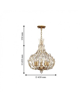 Подвесная люстра Favourite 2020-5P-foto4