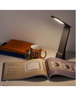 Настольная лампа Elektrostandard Desk черный/серый (TL90450)-foto8