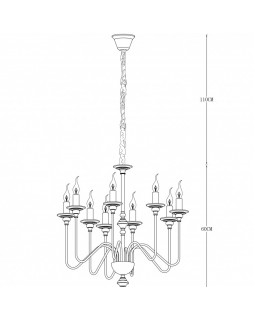 Подвесная люстра Divinare 1021/02 LM-9-foto3