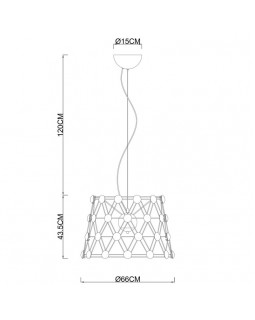 Подвесная люстра Divinare 1608/02 SP-48-foto7