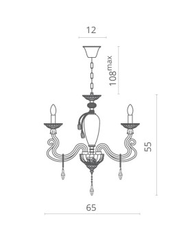 Подвесная люстра Divinare 5125/07 LM-6-foto6