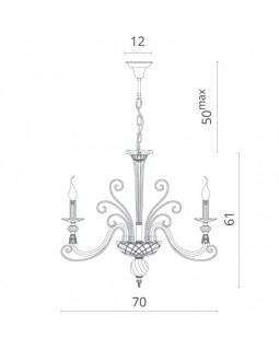 Подвесная люстра Divinare 8821/09 LM-6-foto6