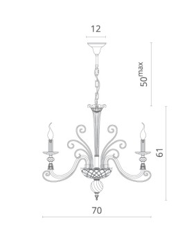 Подвесная люстра Divinare 8821/09 LM-6-foto6