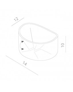 Светильник настенный ARTE Lamp A1415AL-1WH-foto5