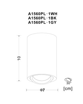 Накладной светильник ARTE Lamp A1560PL-1BK-foto3