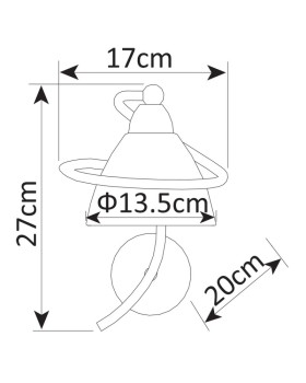 Бра ARTE Lamp A1565AP-1WG-foto4