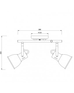 Спот ARTE Lamp A1677PL-2WH-foto4