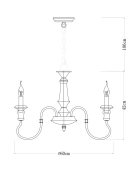 Подвесная люстра ARTE Lamp A1700LM-6BR-foto5