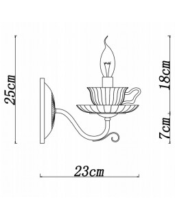 Бра ARTE Lamp A1704AP-1CC-foto4