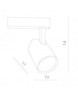 Светильник на шине ARTE Lamp A1820PL-1BK-foto3