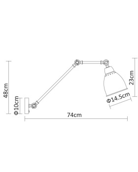 Бра ARTE Lamp A2055AP-1BK-foto4