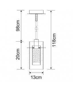 Подвесной светильник ARTE Lamp A2300SP-1CC-foto4