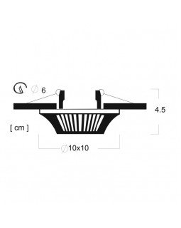 Встраиваемый светильник ARTE Lamp A5298PL-1AB-foto4