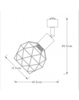 Светильник на шине ARTE Lamp A6141PL-1BK-foto3