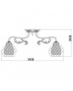 Накладная люстра ARTE Lamp A7062PL-5WG-foto3