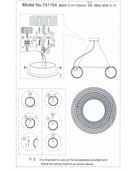 Подвесная люстра Lightstar 741104-foto3