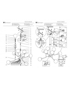 Люстра на штанге DeMarkt 605010908-foto16