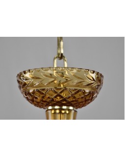 Подвесная люстра Bohemia Ivele Crystal 1310/12/360 G Am/Amber/M-1G-foto2