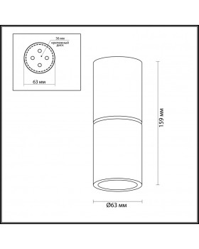 Накладной светильник Odeon Light 3895/1C-foto3