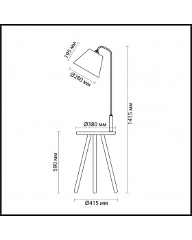 Торшер Odeon Light 4667/1F-foto3