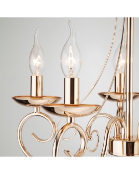 Подвесная люстра Eurosvet 22404/5 золото-foto5