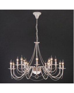 Подвесная люстра Eurosvet 60015/16 белый с золотом-foto2