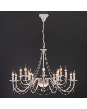 Подвесная люстра Eurosvet 60015/16 белый с золотом-foto2