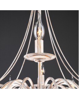 Подвесная люстра Eurosvet 60015/16 белый с золотом-foto5