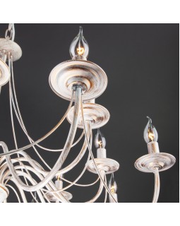 Подвесная люстра Eurosvet 60015/16 белый с золотом-foto6