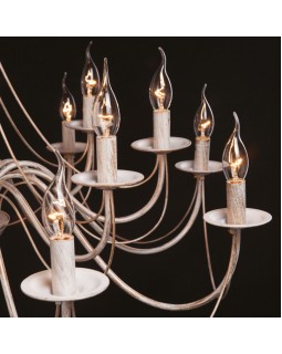 Подвесная люстра Eurosvet 60015/16 белый с золотом-foto7