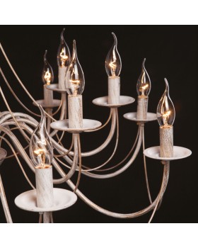 Подвесная люстра Eurosvet 60015/16 белый с золотом-foto7