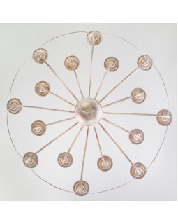 Подвесная люстра Eurosvet 60015/16 белый с золотом-foto9