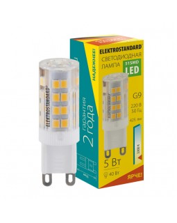 Светодиодная лампа Elektrostandard G9 LED 5W 220V 3300K-foto5
