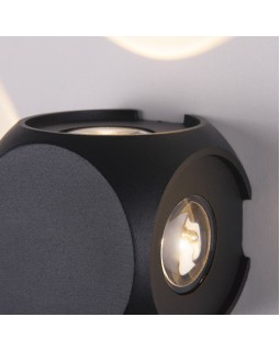 Светильник настенный Elektrostandard 1504 TECHNO LED CUBE черный-foto4