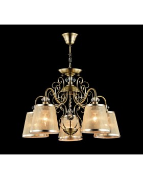 Подвесная люстра Freya FR2405-PL-05-BZ-foto3