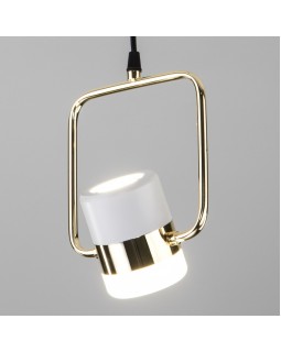 Подвесной светильник Elektrostandard 50165/1 LED золото/белый-foto4