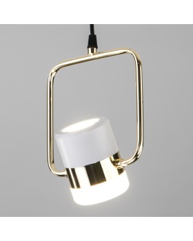 Подвесной светильник Elektrostandard 50165/1 LED золото/белый-foto4