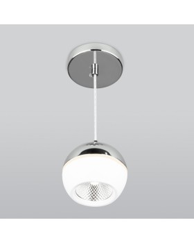 Подвесной светильник Elektrostandard DLS023 9W 4200K белый/хром-foto2