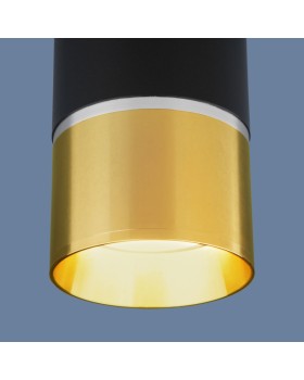 Накладной светильник Elektrostandard DLN106 GU10 черный/золото-foto3