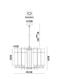 Подвесная люстра ARTE Lamp A1688LM-6BK-foto4